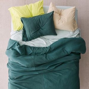 Urban Outfitters Faded Ribbed Jersey Comforter